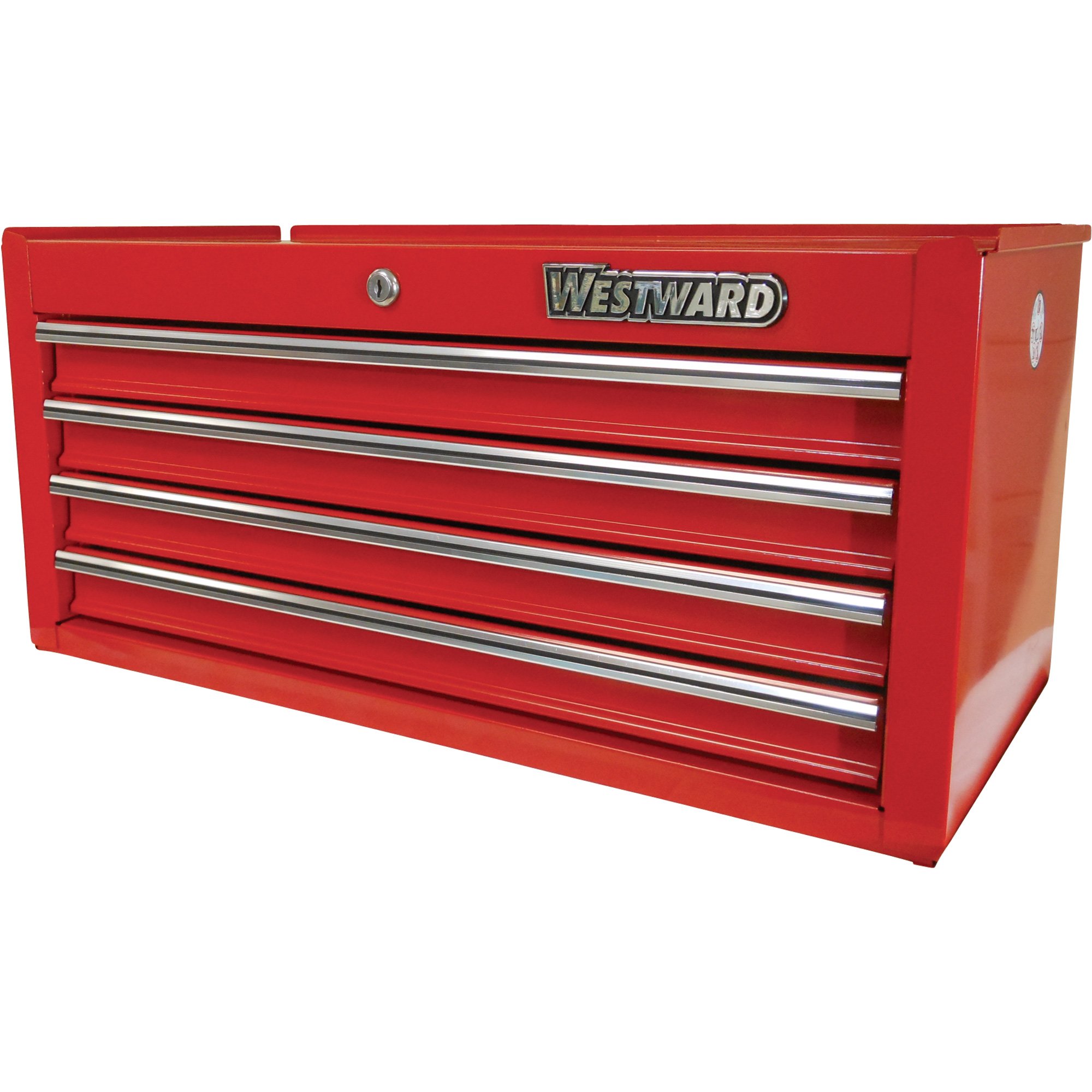 Waterloo 4-Drawer Middle Toolbox — 26in.W x 12in.D x 12in.H, Model# 2W027W